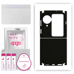 apgo Protective Skin Sticker for the back+sides compatible with Oppo Find N3 Flip, Full Wrap Film, Foil, Vinyl - Pattern Matrix