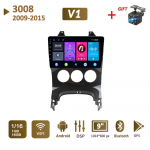 Androidi autoraadio stereo Peugeot 3008 2009-2015 jaoks 2 Din Multimeedia Carplay Navigatsioon Autoradio GPS WIFI Peaseade 4+64GB 1+16GB,MT