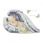 Beebi ristpistes Sile Vastupidav Selge Tr&uuml;kk V&auml;rviline S&auml;rav L&auml;ikiv Dekoratiivne &Ouml;ko Puuvill V&auml;ike Ingel S&uuml;nnitunnistus Tikandikomplekt S&uuml;nnip&auml;evakingitus A