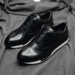 Klassikalised br&auml;ndidisaineri &auml;rilised vabaaja tossud meestele Nahast n&ouml;&ouml;riga p&otilde;hilised v&auml;lisjalatsid Daily Flat Oxfords 38