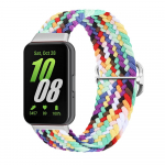 Kellarihm Samsung Galaxy Fit 3 rihmaga elastse nailonist silmusega asendusk&auml;epael Galaxy Fit 3 k&auml;ev&otilde;ru Correa tarvikute jaoks For Samsung Galaxy Fit 3