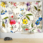 &Otilde;limaal Metsavaibad Seinale riputatavad 3D-printimine Pol&uuml;estertaust Looduslik maastik B&ouml;&ouml;mimaa kodukaunistus 275x180cm