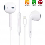 1,2M k&otilde;rvaklapid iPhone X 7 jaoks 8 ios / 8pin Bluetooth-peakomplekt Stereoheli Juhtmega k&otilde;rvaklapp Juhtmega helitugevuse reguleerimine Muusika Sport Sisseehitatud mikrofoniga k&otilde;rvaklapid For iPhone 7 / 8 / X