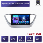 Android Hyundai Solaris 2 Verna 2017-2020 autoraadio-navigatsiooni GPS-i multimeediumivideopleier, 2din peaseade 1+16 GB h&otilde;be