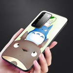 Anime Studio Ghibli Totoro &uuml;mbris Samsung Galaxy S20 S21 FE S10 Lite Note 20 10 Lite S8 S9 + S10E S10 Plus Ultra must &uuml;mbris Samsung Note 10