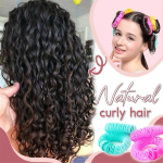 Donut Hair Loomulikud lokirullid Pulgad Rullid Ringispiraal plastikust Juuksed lokkis