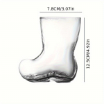 1 tk Net Red Restaurant Creative Boot Glass Cup mahla jook j&auml;&auml;tise isikup&auml;ra Korea stiilis kohv eritingimustes k&uuml;lma joogi tass restoranile 400ml