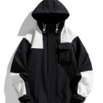 S&uuml;gistrend Loose Handsome Casual Jacket Meeste veekindel jope Kevadine ja s&uuml;gisene meestemantel m&uuml;tsiga S