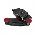 Kaamera seljakoti rihm kiirkinnitusega &otilde;larihma klamber, 1/4-tolline kruviga alumiiniumsulamist must