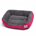 Lemmikloomade suured koeravoodid Pehme soe kassi voodi padi veekindel p&otilde;hjaga v&auml;ike koera voodi Chihuahua husky lemmiklooma voodid S(43x32cm) kohv