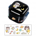 Kaasaskantav n&auml;htamatu breketikarp Vastupidav l&otilde;hnavaba keskkonnas&otilde;bralik PP-st &uuml;mbris suukaitsmetele, fiksaatoritele hambaproteesid must