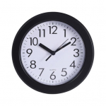 Moodne suurte numbritega seinakell Kergesti loetav akutoitega vaikne ja tiksuv dekoratiivne rippkell must