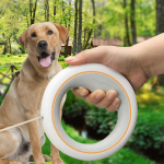 Automaatne kokkut&otilde;mmatav koerarihm keskmistele ja suurtele koertele, v&auml;ike koerakett, koerarihm One Size