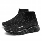 Suvised mustad sokid tossud meestele peales&otilde;idetavad spordijalatsid mehele madalad moekad unisex hingavad t&auml;iskasvanute vabaajajalatsid naiste kingad suur suurus 37