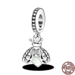 925 Sterling H&otilde;bedast Mesilase Seeria Ripatsid Sobivad Originaal Pandora K&auml;ev&otilde;ru Helmed DIY Ehted Naistele Uus Kuuma M&uuml;&uuml;gi Toode white