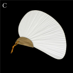 Praktiline kolme t&uuml;&uuml;pi ventilaator bambusest k&auml;epidemega, t&uuml;hja paberist ventilaator