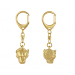 American Staffordshire Terrier, Amstaff - Gilded key ring with dog, handbag decoration, luxury accessory by Art-Dog brand