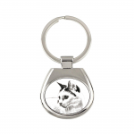 Japanese Bobtail Cat - keychain with a cat, keychain with a print, personalized pendant from the Art-Dog brand h&otilde;be