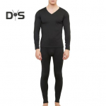 2 tk/komplekt Meeste talvine termopesu pikk Johns Set Plus S Size V kaelus Slim Fit elastne fliis hoiab soojas paks termoriiete pidžaama p&otilde;hjakomplekt 4XL tumehall v&auml;rv