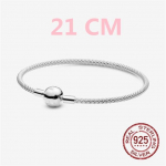 M&uuml;&uuml;a 925 Sterling Silver Moments v&otilde;rkk&auml;ev&otilde;ru Madu kett v&otilde;lu helmestega k&auml;ev&otilde;ru naistele moodsad isetehtud ehted 6 stiili