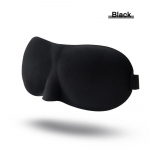 3D-unemask kinniseotud silmadega, uinumisabi, pehme viskoelastse vahuga silmamask magamiseks, reisimiseks, blokeerimiseks, kerge silmakaitse must
