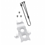 PS5 / PS5 Slim Host universaalse &uuml;lemise aluse VR-kiivri k&auml;epideme jaoks, laadimishoidik Package:4.6*10.7*27.6cm must/valge