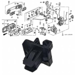 1/2 tk auto esiukse k&auml;epideme varda hoidik sobib Honda/Acura 72136-SM4-003 jaoks 1pc