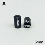 10 tk m&ouml;&ouml;bli jalgade p&otilde;randakaitsmed, libisemiskindlad &uuml;mmargused torukorgid, mustad tooli jalakatte kate 6mm