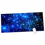 Galaxy Muster libisemisvastane s&uuml;learvuti m&auml;ngude suur hiirepadi klaviatuurimatt 60CM*30CM sinine
