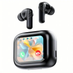 Nutika puuteekraaniga aktiivsed m&uuml;rasummutavad k&otilde;rvaklapid ANC, TWS True Wireless Ear Buds k&otilde;rvaklapid must