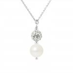 LOVA LOLA VAN DER KEEN - Kaelakee - Prestiižid ehted - Ehtne magevee kultiveeritud p&auml;rl - 925 Sterling h&otilde;be - Ehted