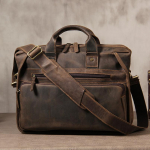 Parima kvaliteediga kaubam&auml;rgiga kott meestele Meeste &auml;rikott Vintage Designer k&auml;ekott S&uuml;learvuti portfell Crazy Horse Nahast