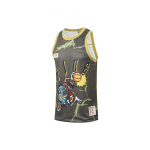 Li Ning Badfive &Uuml;le kogu tr&uuml;kiga &uuml;mara kaelusega korvpallis&auml;rk Unisex s&auml;rgid Hall-roheline AAYS469-1 L