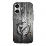 Coque Iphone 16 Plus slb benfica fond gris