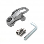 Alumiiniumisulamist mootorratta modifitseeritud &uuml;lemine pumba k&uuml;ljekonks k&uuml;lgkonks kiivri konks N1S hoiukonks pumba k&uuml;lgkonks E-jalgrattale UQI U+B must