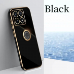 Honor 200 Smart 100 Pro &uuml;mbrise r&otilde;ngasaluse hoidiku telefoni&uuml;mbris jaoks Honor X7C X9C X6B X60 Pro plaadistuse pehme silikoonist p&otilde;rutuskindel kate Honor X7C 4G must