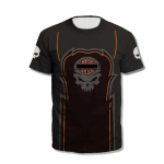 2024. aasta uus kuumm&uuml;&uuml;k Skull, meeste naiste, mootorrataste Harleys Race 3D T-s&auml;rk l&uuml;hikeste varrukatega Davidsons Cool Trend Oversized T-s&auml;rgid 6XL