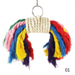 Papagoi M&auml;nguasi Vitspunutud K&ouml;is Riputatav Punutud Budgie N&auml;rimislinnu Puur Kokteilpapagoi M&auml;nguasi Lemmikloomade Seisualus Treeningtarvikud Hammustamine Kiik Tarvikud