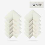 10 tk Baby Safety Table lauaserv Cornet Cushion Guard pehme kaitseraua kaitse valge