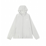 Li Ning Campus Series Kapuutsiga &Uuml;hev&auml;rviline Mugav Pehme Pikkade Varrukatega P&auml;ikesekaitse R&otilde;ivas Unisex &uuml;laosa Antarktika-Hall YFDU269-2 S