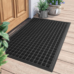 &Auml;rihotelli sissep&auml;&auml;su kummimatt kraapides liiva ja tolmu majapidamises lihtne kulumiskindel sissep&auml;&auml;su ukse p&otilde;randamatt libisemiskindel jalamatt 45*75cm