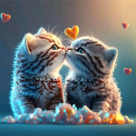 Teemantmaali kollektsioon kass armas karikakar kodukaunistus t&auml;is ruudukujuline/&uuml;mmargune tikkimismosaiik loomakorvi seinakunst Full Round 20x20CM