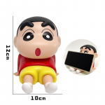 V&auml;rvipliiats Shin-Chan telefonihoidja Kawaii Anime lauaarvuti kaunistused Multikad teleri vaatamine Telefoni tugi Armsad nukukaunistused m&auml;nguasi Kingitused