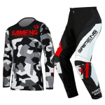 motokrossi k&auml;igukomplekt lastele 4 5 6 7 8 9 10 11 12 13 aastat Noor laps Mootorrattapoiss t&uuml;druk Jersey Pant Kits v&otilde;istluskost&uuml;&uuml;m Off-road Enduro MX MTB L-24