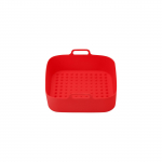 Frit&uuml;&uuml;ri silikoonist k&uuml;psetusplaat, &uuml;mmargune, korduvkasutatav, vooderdatud mittekleepuva silikoonist potialusega, kuumakindel One Size