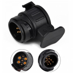 13 kuni 7 kontaktiga pistiku adapteri haagise pistik 12 V veokonksu pukseerimine veekindlad pistikud pistikupesa adapteri kaitse pistik