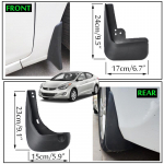 Auto porilapid Hyundai Elantra MD 2011 2012 2013 2014 2015 2016 poriklapid Pritsmekaitsed Porikaitsed eesmine tagumine poritiib