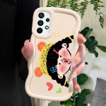 V&auml;rvitud mustriga Big Wave Edge pehmest silikoonmaterjalist Macaron telefoni&uuml;mbris, p&otilde;rutuskindel kaitsev kummist korpus Samsung Xiaomi Poco Redmi jaoks Redmi Note 9 Pro must