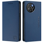 Luksuslik nahast &uuml;mbris Blackview Wave 6C/Shark 8/Oscal Modern 8/A53/A52 Pro RFID-i blokeerimiskaardi pesad Magnetiline Attraction statiiv P&otilde;rutuskindel klappkate Blackview Shark 8