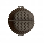 Jaga Silikoonist &Otilde;hufrit&uuml;&uuml;rid Ahi K&uuml;psetusplaat Pizza Praetud Kana &Otilde;hufrit&uuml;&uuml;r Silikoonkorv Korduvkasutatav &Otilde;hufrit&uuml;&uuml;ri Pann Vooder Tarvikud must